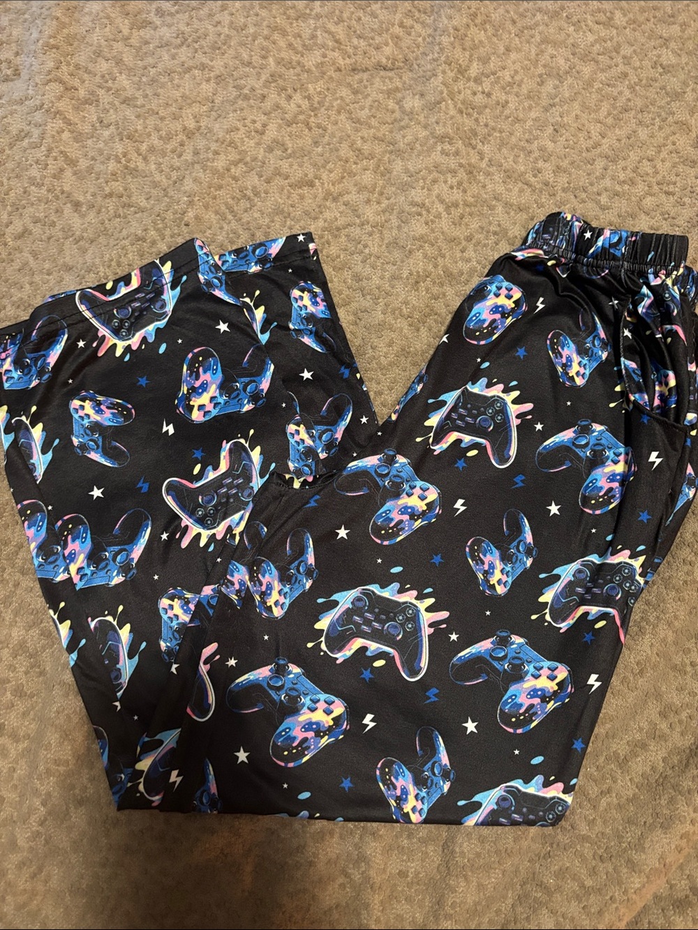 3 pair boys pj pants Calvin Klein cat and Jack. - Picture 6 of 6